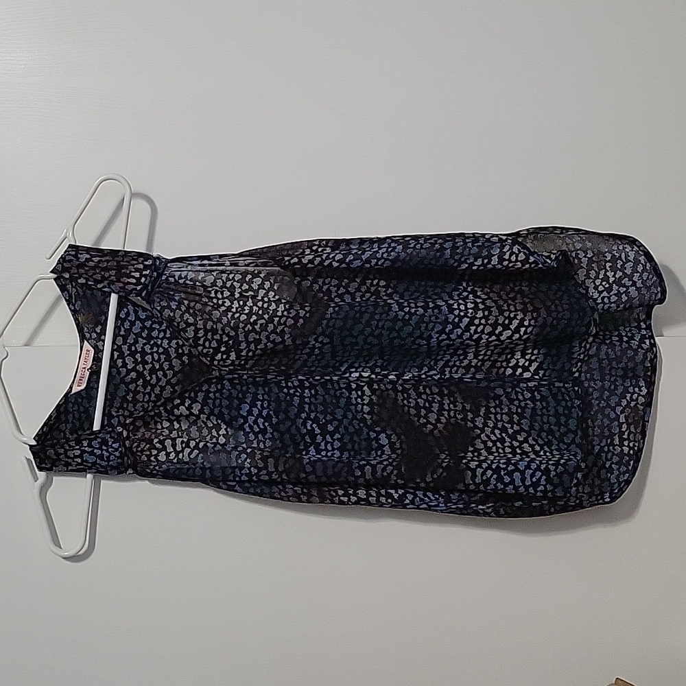 REBECCA TAYLOR Sheer Sleeveless Blouse, women's size 0